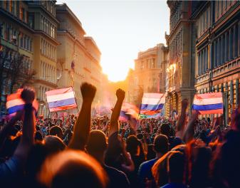 But if we simply refuse — there will never be war again!